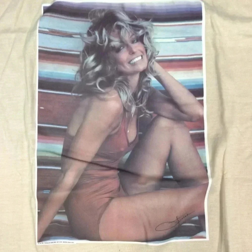 Rare 1976 Farrah Fawcett single stitch T-shirt​ - Picture 2 of 7